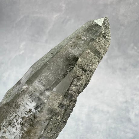 【ガネッシュヒマール産】クローライトイン天然ヒマラヤ水晶/GaneshHimal Chlorite in Himalayan Quartz