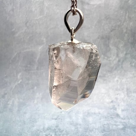 【ガネッシュヒマール産】天然ヒマラヤ水晶バチカン付きペンダントトップ/Ganesh Himal Natural Pendant Top
