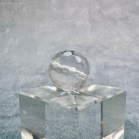 【ガネッシュヒマール産】天然ヒマラヤ水晶"手磨き加工"ミラーカット/Ganesh Himal  Himalayan Quartz Mirror Cut Beads