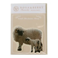 「Valais Blacknose Sheep」ステッカー親子
