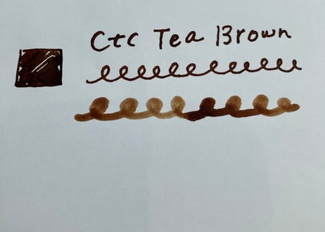 【岡﨑百貨店】オリジナルインク CTC TEA BROWN