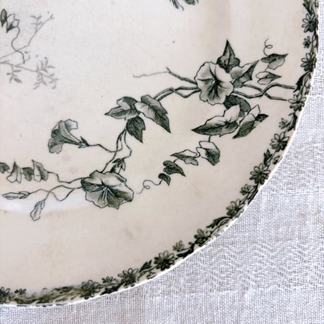 フランスアンティーク　HB＆Cie Choisy le roi製　デザート皿　Moscouシリーズ