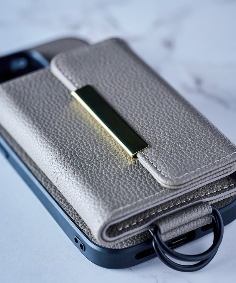 iPhone専用】Sylph リップケース付き本革ウォレットスマホケース