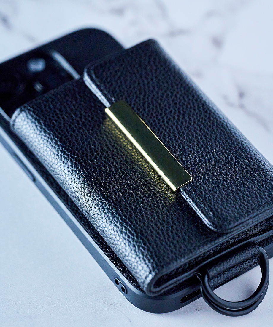 iPhone専用】Sylph リップケース付き本革ウォレットスマホケース