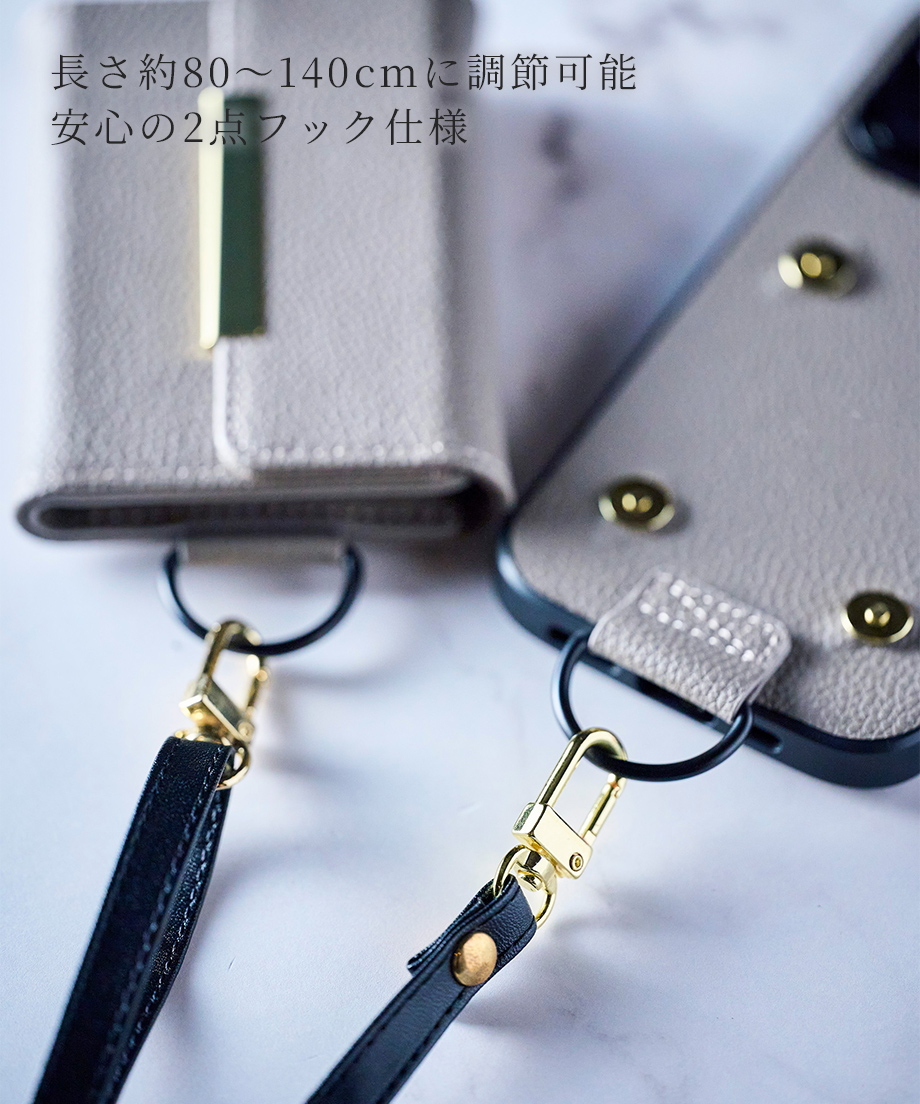 iPhone専用】Sylph リップケース付き本革ウォレットスマホケース