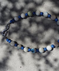 1097 Blue eye drift necklace