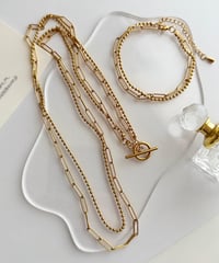New/double chain gold【9月末頃発送】