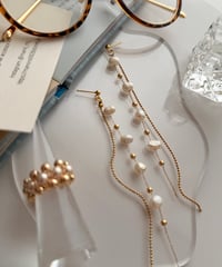 New/pearl ×chain long【9月末頃発送】