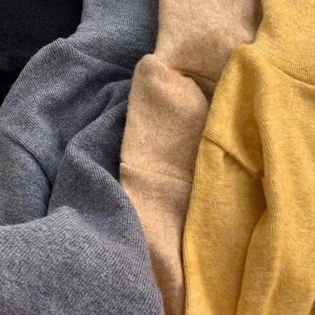 【order】Cotton Turtleneck(90-120)