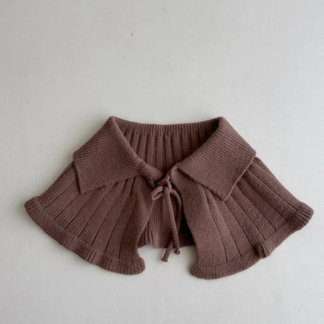 【order】Ribbed Knit Capelet/ 3 colors(2-8Y)