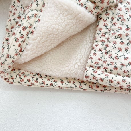 【order】 Floral Fleece Jacket (73-110)