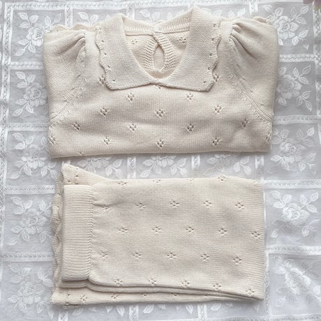 【order】Eyelet Knit Setup(80-130)