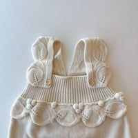 【order】Botanical Knit Romper(73-90)