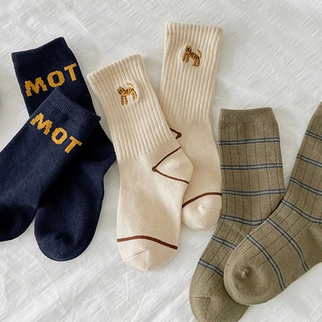 【order】3-pack socks/ Trad(12-20cm)