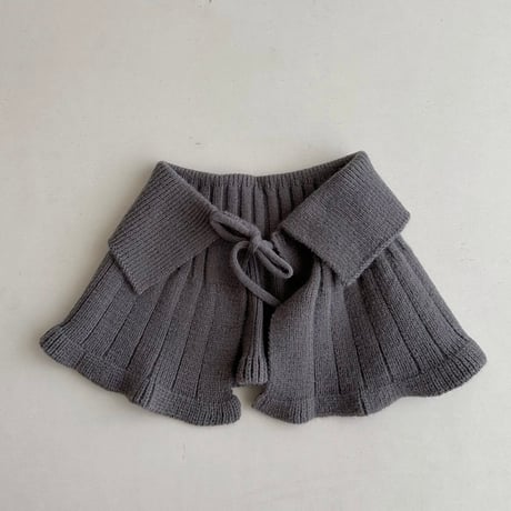 【order】Ribbed Knit Capelet/ 3 colors(2-8Y)