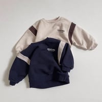 【order】Bicolor Shoulder Sweatshirt