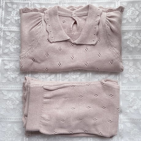 【order】Eyelet Knit Setup(80-130)