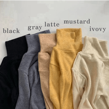 【order】Cotton Turtleneck(90-120)