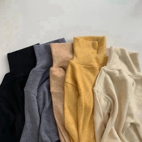 【order】Cotton Turtleneck(90-120)