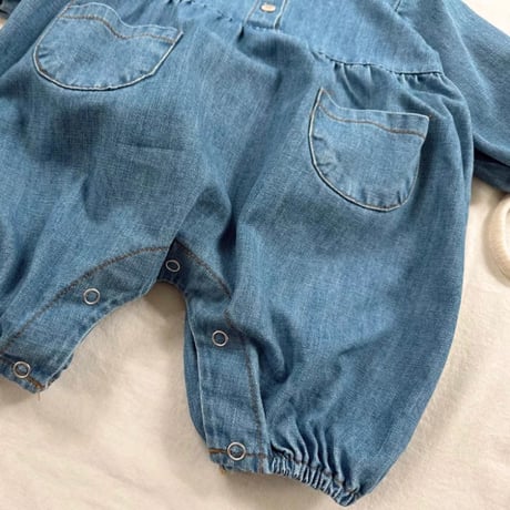 【order】Denim Romper(73-90)