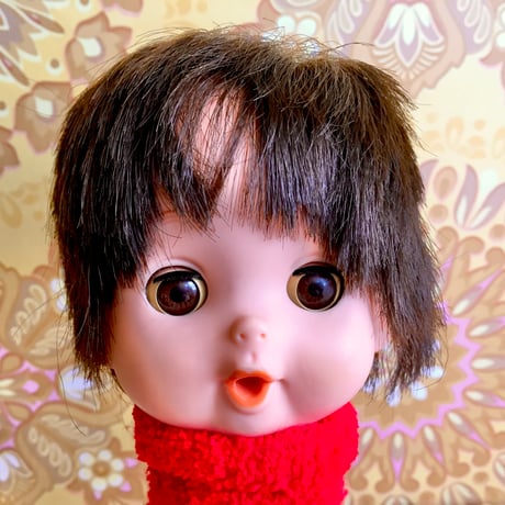 やわらかな赤ちゃん人形/スリープアイ/70年代ヴィンテージ/クローバーやわらかベビー/日本製
