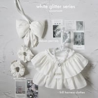 white glitter series
