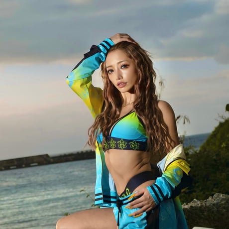 【数量限定・再販なし】GRADATION限定ラッシュガードSETUP｜YELLOW×SKY BLUE