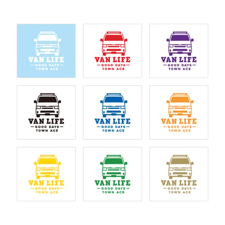 VANLIFE ステッカー タウンエース