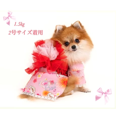 花火柄浴衣　1号(XS)～6号(XXL)