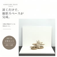 【背景ボード】背面＋床2枚セット(漆喰調）｜Compact / Large（送料込み）