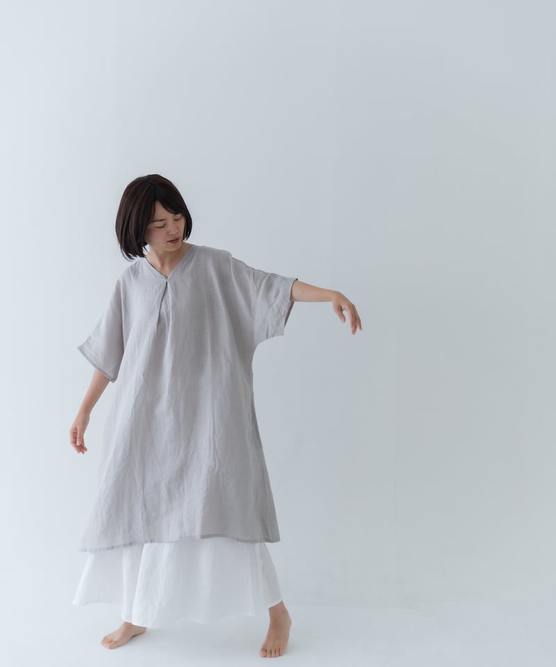 ヘンプ100%コクーンワンピース 《NUI》【普通地】 | Online Store