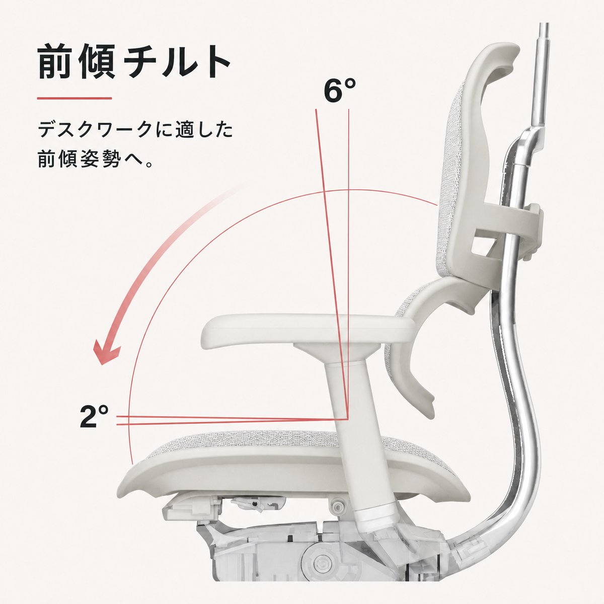 エルゴヒューマンPro2オットマン-DR-グレーフレーム(設置組立込み