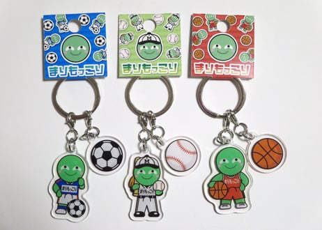 まりもっこり　アクリルキーホルダー（野球）