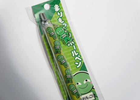 アクリルパーツ付　まりもっこりキラキラボールペン