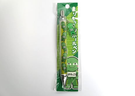 アクリルパーツ付　まりもっこりキラキラボールペン
