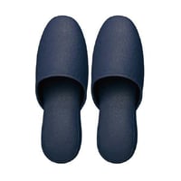 抗菌レザー調PVCスリッパ　黒　25.5～27cm用