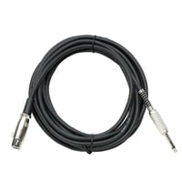 ワイヤードマイク用コード5m　(マイクシールド）XLR メス キャノンジャック用