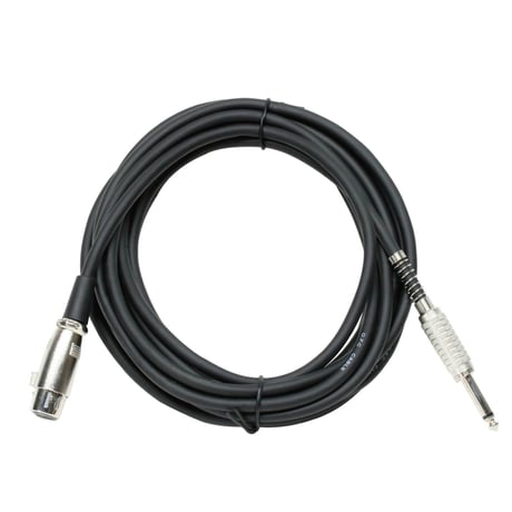 ワイヤードマイク用コード5m　(マイクシールド）XLR メス キャノンジャック用