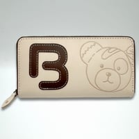 【送料無料・冷凍とんかつと同梱不可】ボコられグマのボコ（BOCO）本革 長財布　ガールズ＆パンツァー