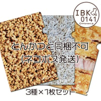 【ネコポス発送：とんかつと同梱不可】いばらきの食材　美味しそうな！？クリアファイル3種×1枚セット
