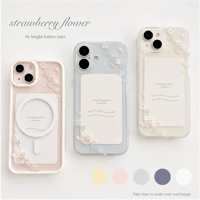 Candy strawberry flower🍓and flower case