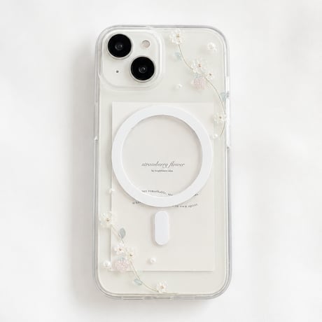 Candy strawberry flower🍓and flower case