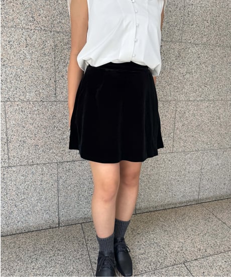 ベロアラップショートパンツ