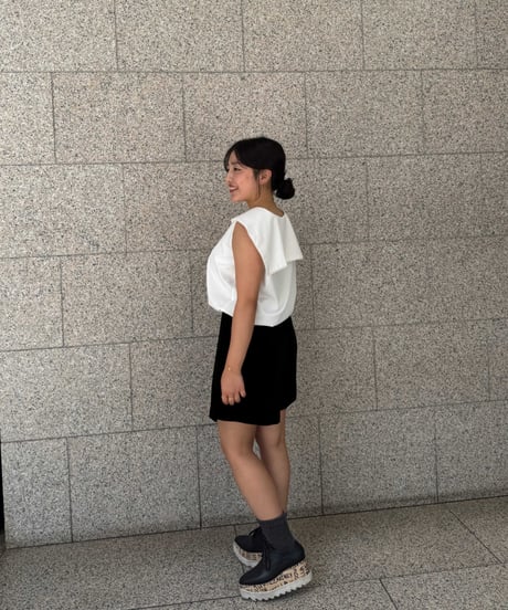 ベロアラップショートパンツ
