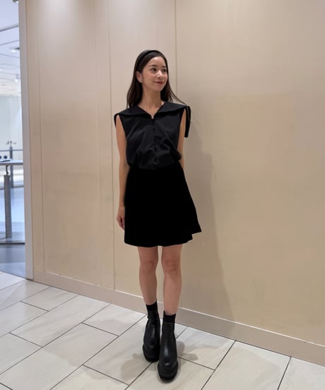 ベロアラップショートパンツ
