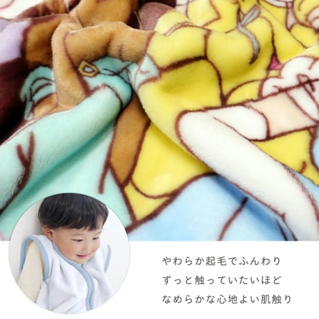 ディズニー ベビー スリーパー (40×56cm)  ニューマイヤー Disney ミッキー ドナルド くまのプーさん アナと雪の女王 プリンセス トイ・ストーリー 美女と野獣 aw-sleeper