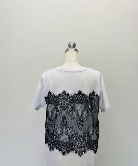 レースビスチェ風Tシャツ