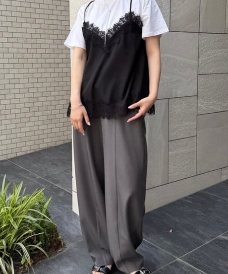 レースキャミTシャツ