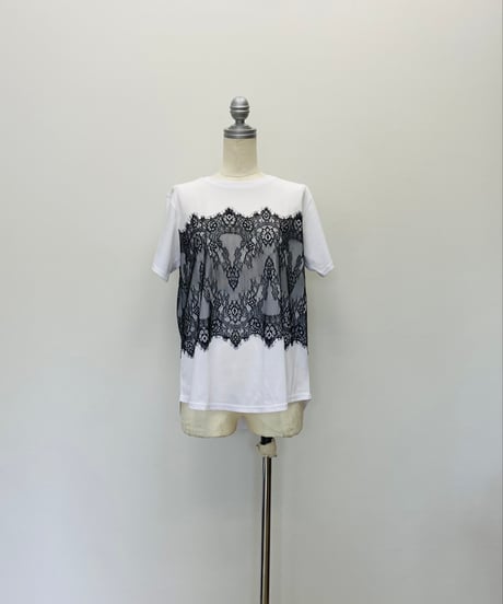 レースビスチェ風Tシャツ