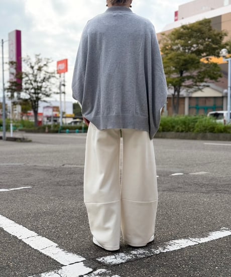 綿ニット ハイネックドルマン
